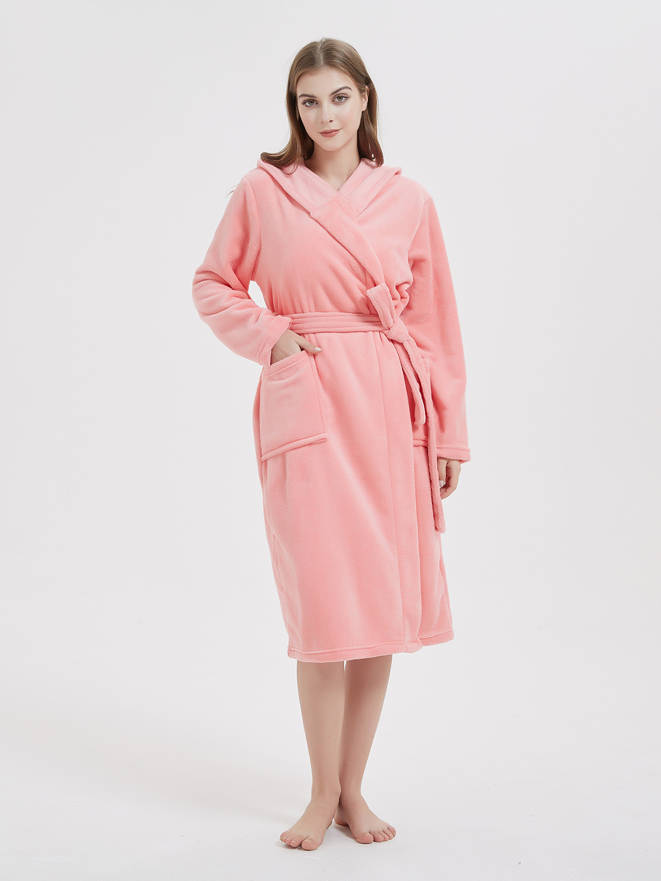 Bathrobe Carlo A814 - coral