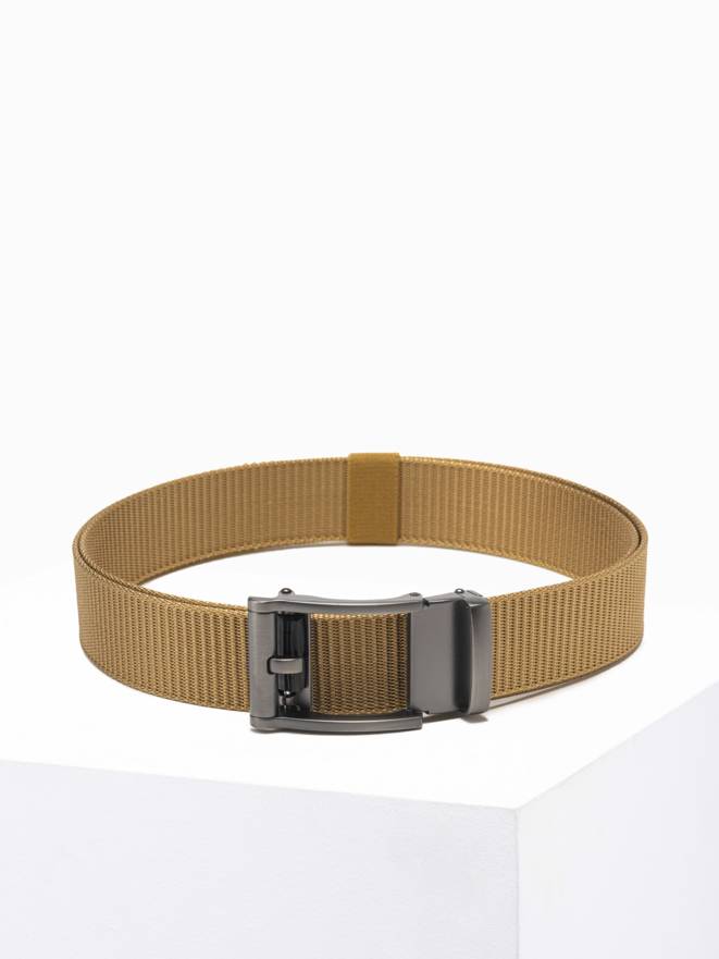 Men's belt A829 - beige