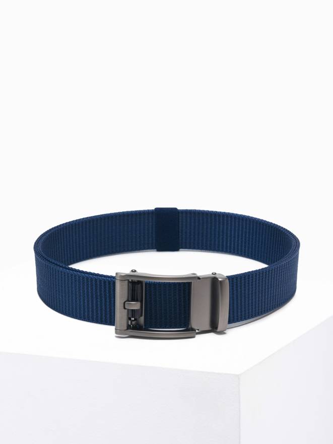 Men's belt A829 - navy