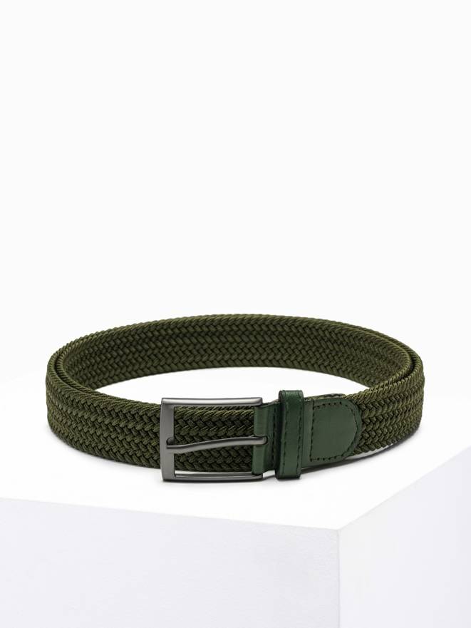 Men's belt A830 - khaki