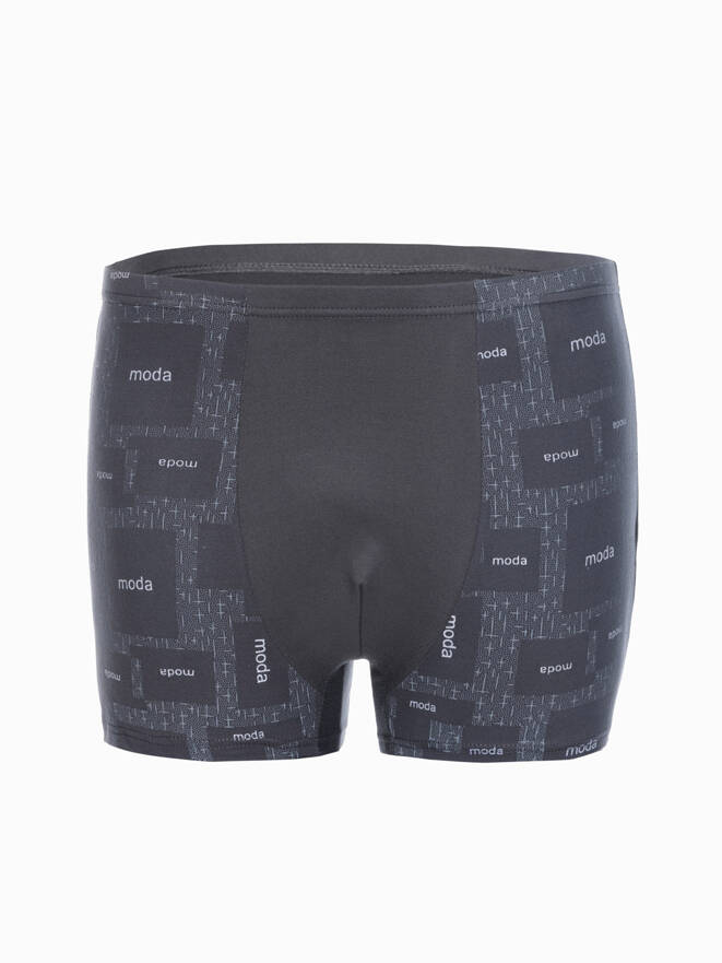 Men's boxer shorts U462 - dark grey