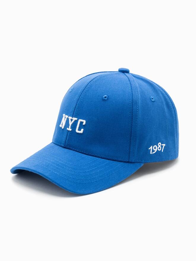 Men's cap H157 - blue