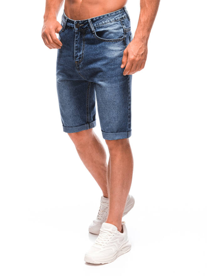 Men's denim shorts W480 - blue