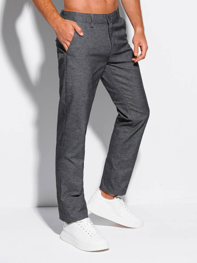 Men's pants chino P1269 - grey