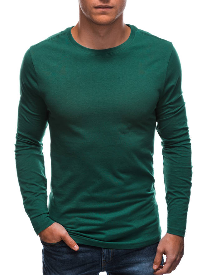 Men's plain longsleeve EM-LSBL-0103 - dark green