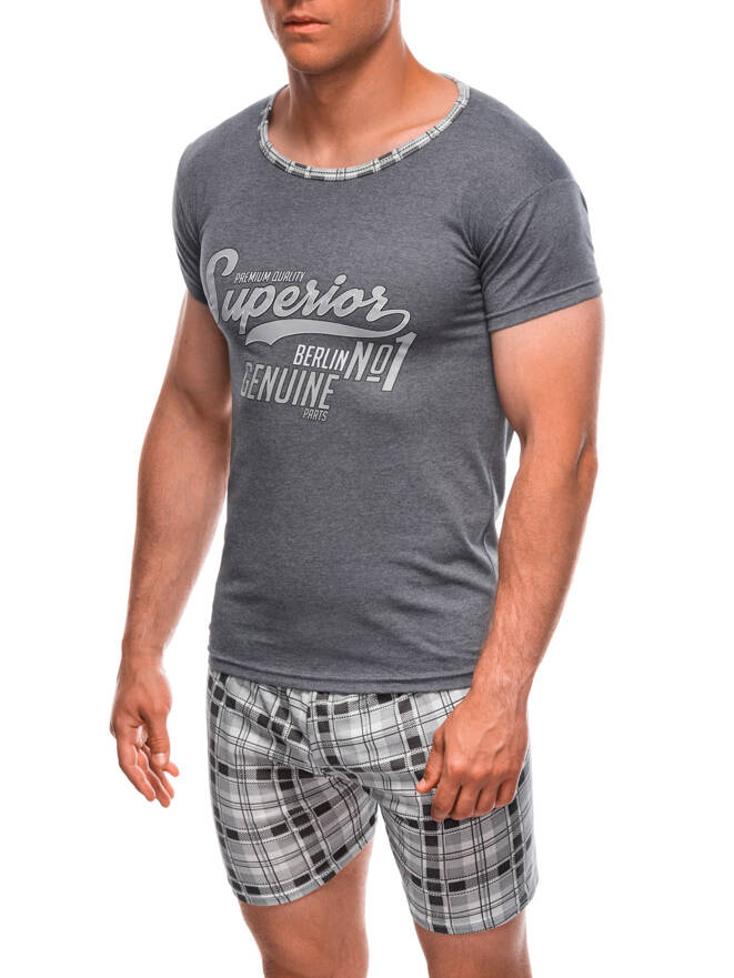 Men's pyjamas U491 - grey