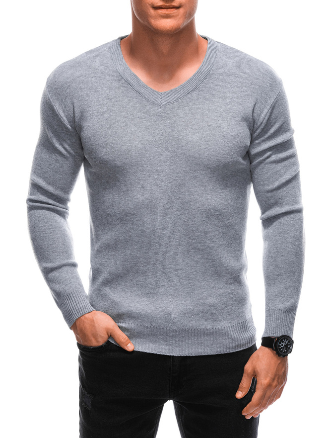 Men's sweater E225 - grey