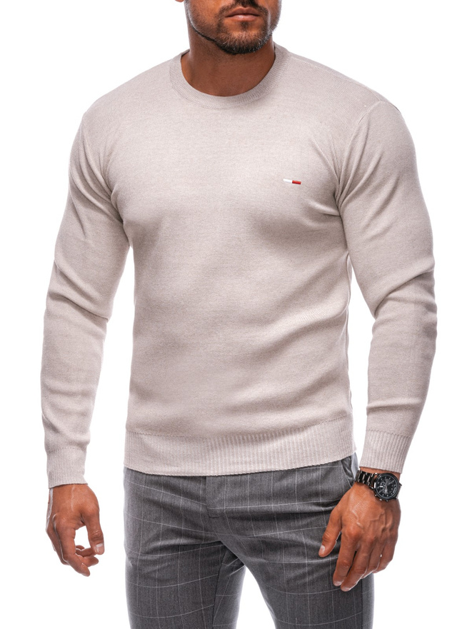 Men's sweater E238 - beige