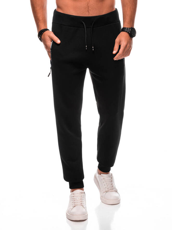 Men's sweatpants P1496 - black