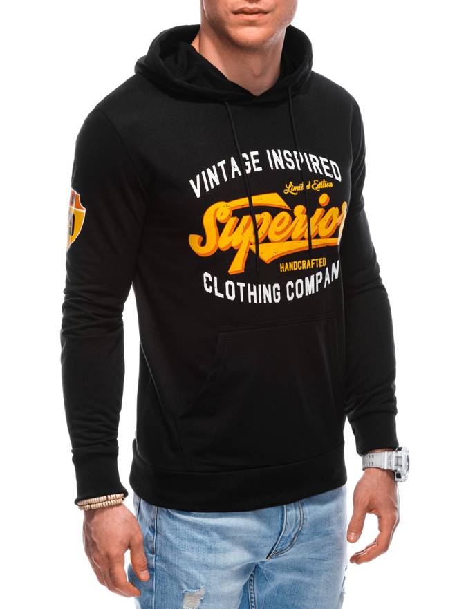 Men's sweatshirt B1583 - black