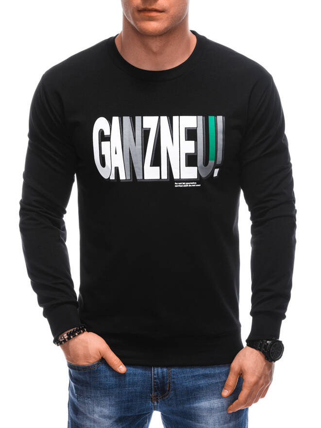 Men's sweatshirt B1652 - black