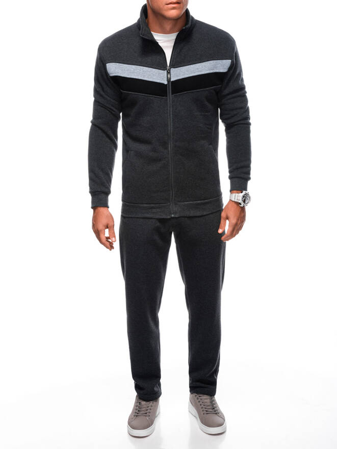 Men's sweatshirt + sweatpants set Z90 - dark grey