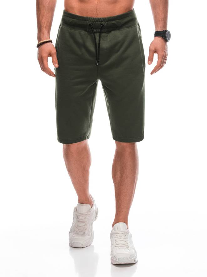 Men's sweatshorts EM-SRBS-0101 V-2 - olive