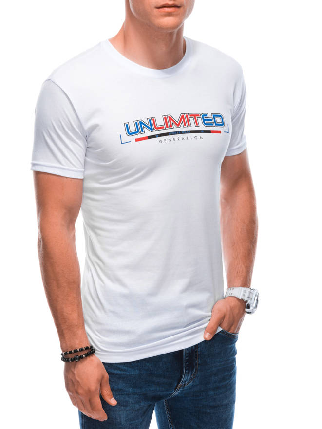 Men's t-shirt S1886 - white