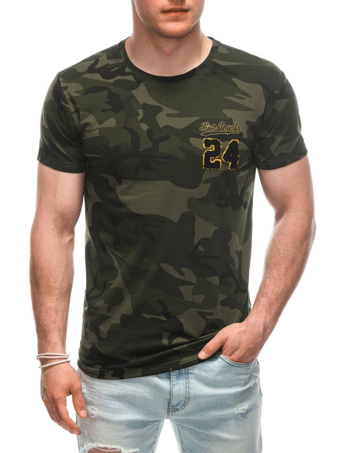 Men's t-shirt S1926 - khaki