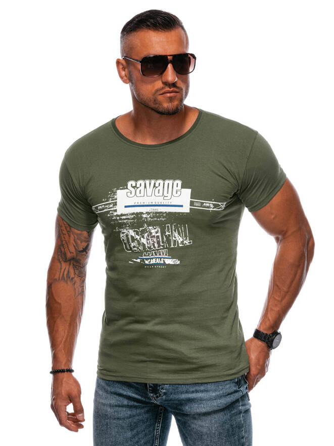 Men's t-shirt S1983 - olive