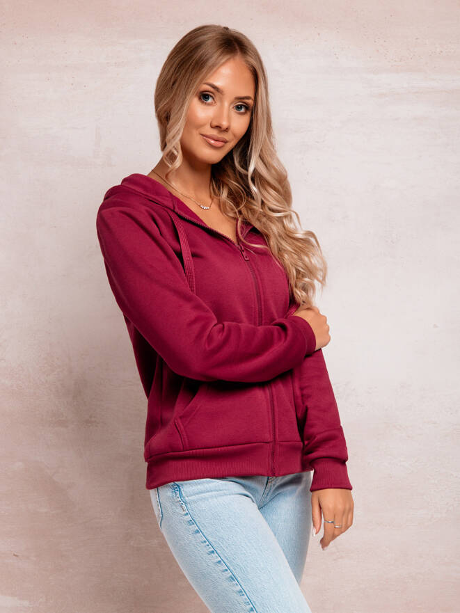 Women's hoodie TLR003 - burgundy