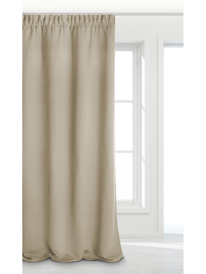 Blackout curtain Hold 140x270 A563 - beige