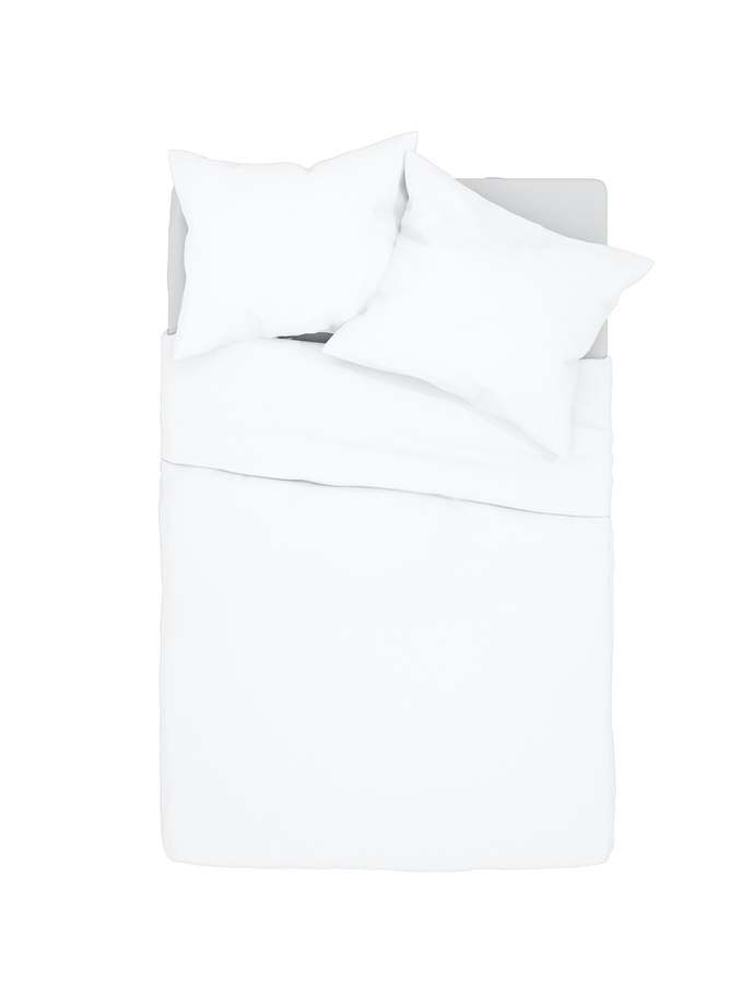 Cotton bed linen Simply A426 - white