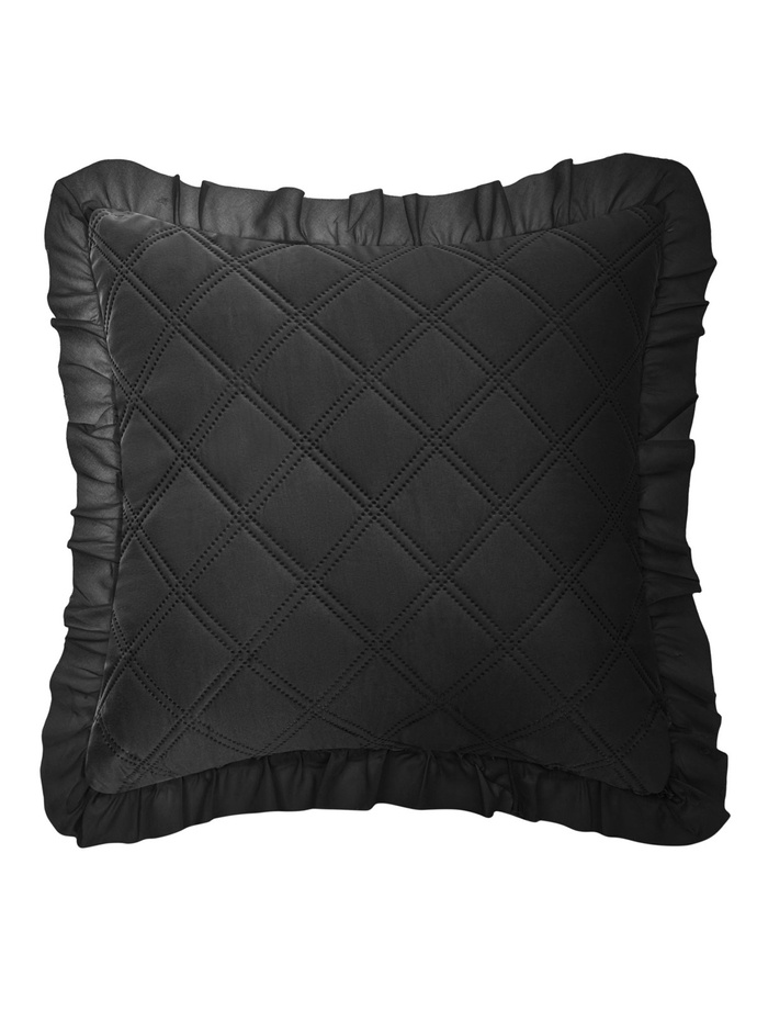 Decorative pillowcase Ruffy A462 - black