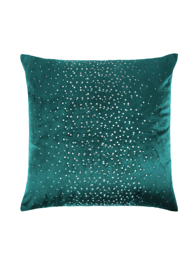 Decorative pillowcase Shiny 45x45 A463 - dark turquoise 