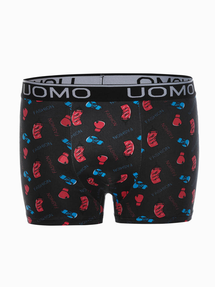 Men's boxer shorts U474 - black