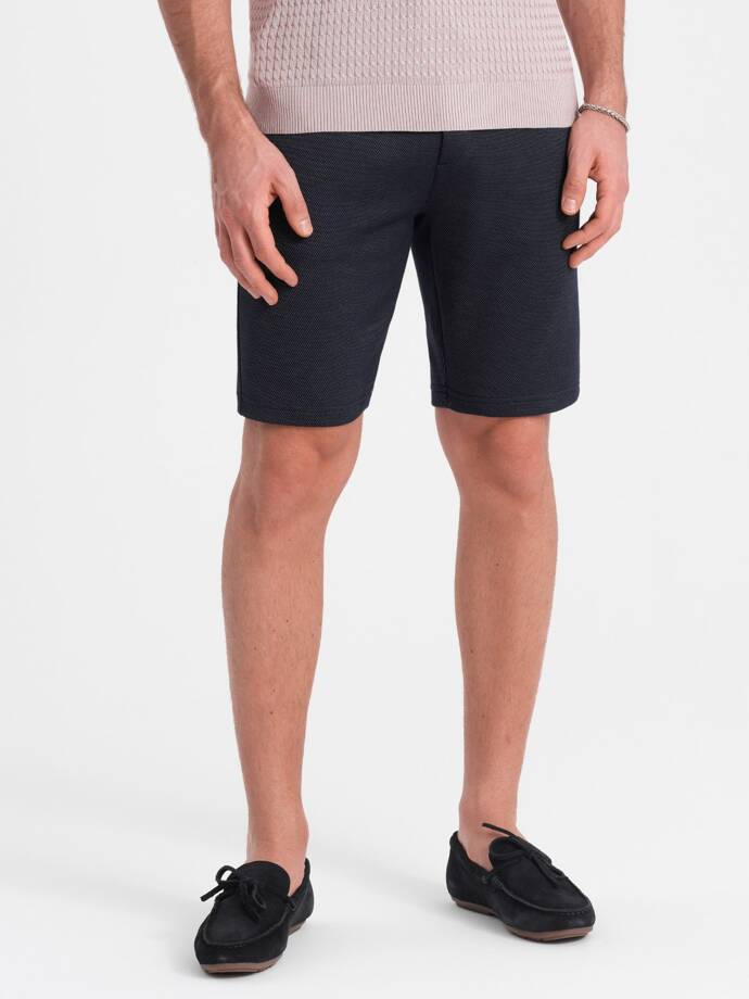 Men's casual short shorts W531 - navy V1