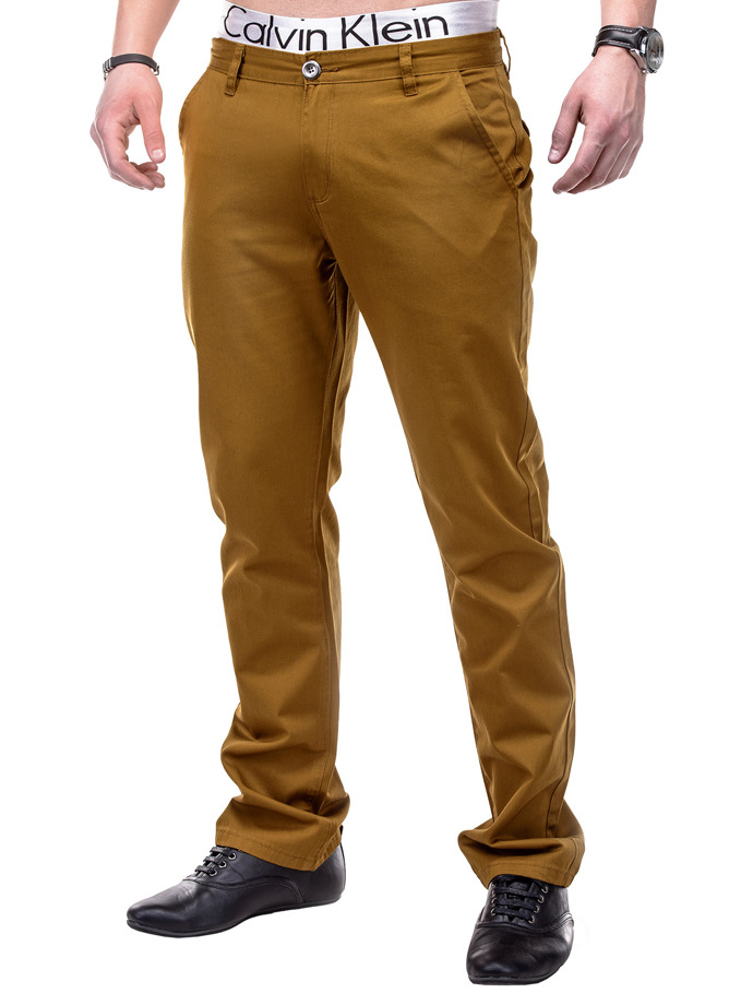 Men's chino pants P135 - camel