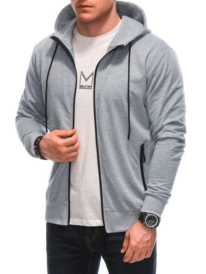 Men's hoodie B1651 - grey