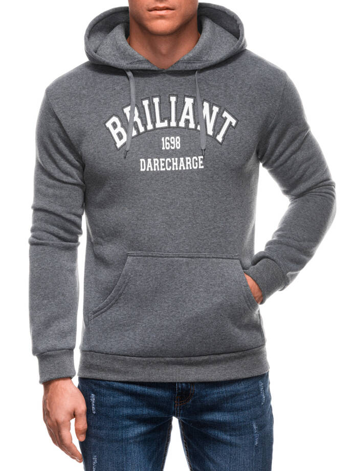 Men's hoodie B1687 - grey