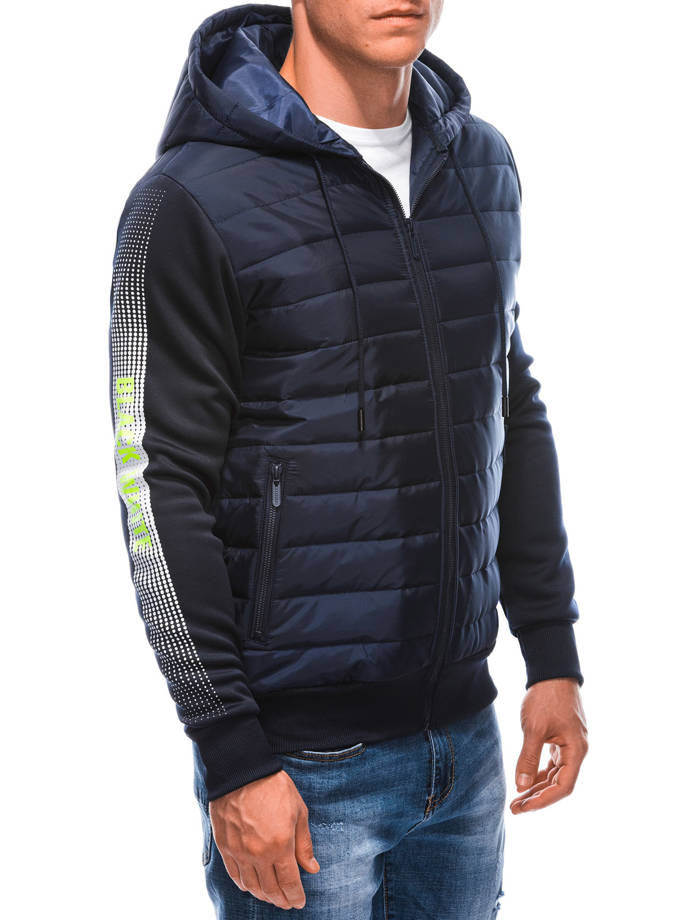 Men's mid-season jacket C566 - navy