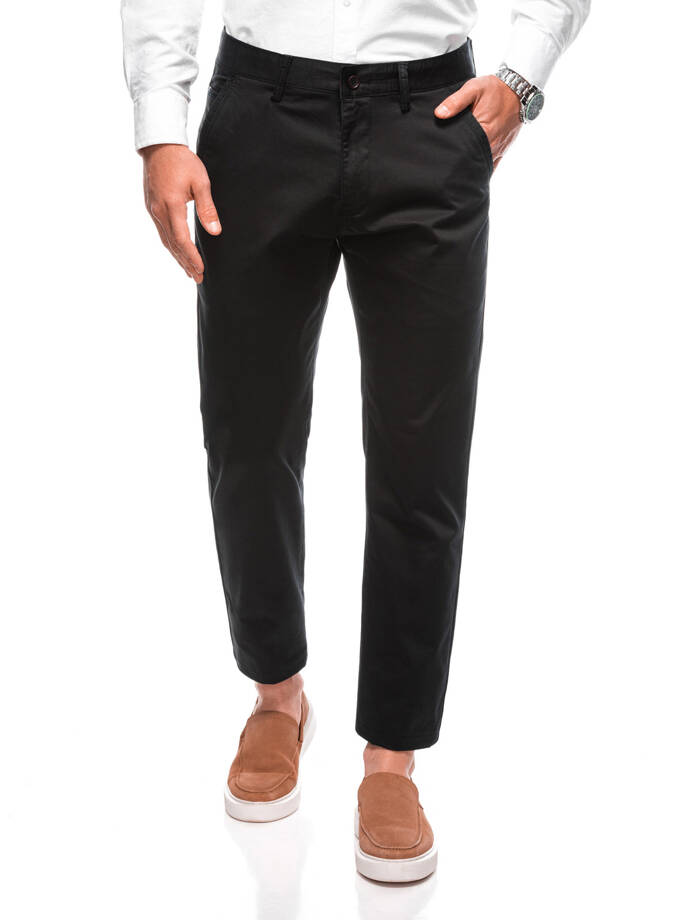 Men's pants chino P1475 - black