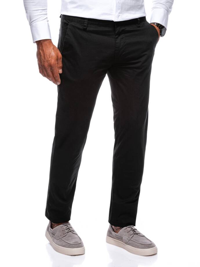 Men's pants chino P1478 - black