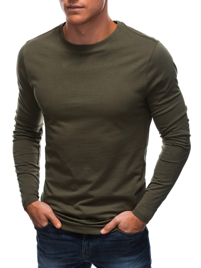 Men's plain longsleeve EM-LSBL-0103 - olive