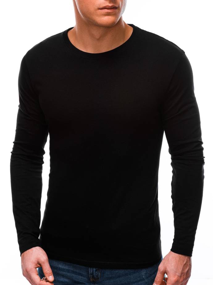 Men's plain longsleeve L59 - black