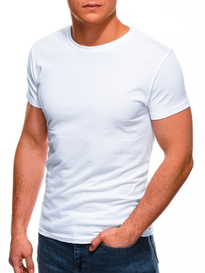 Men's plain t-shirt S970 - white