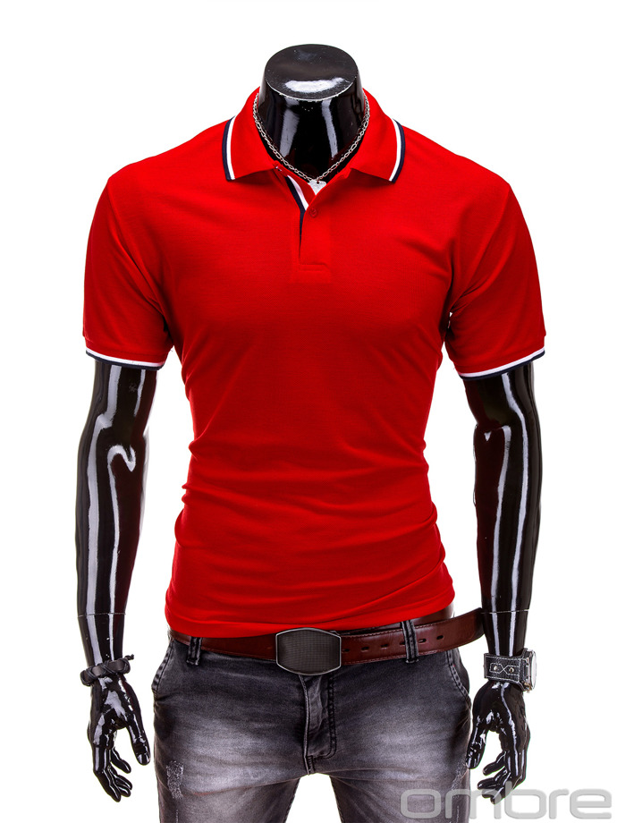 Men's polo shirt - red S516