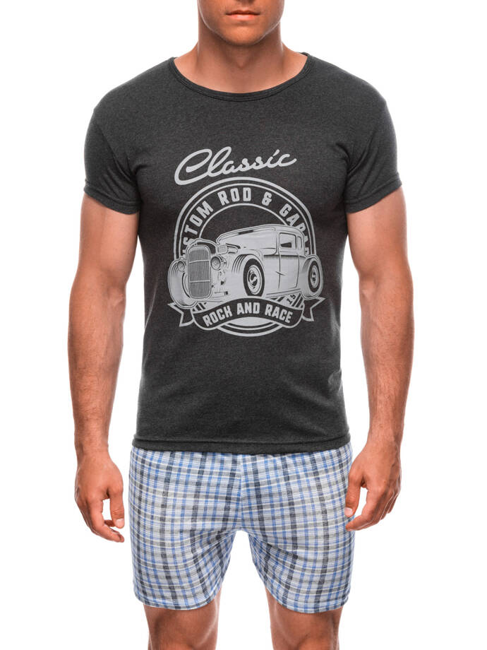 Men's pyjamas U490 - dark grey