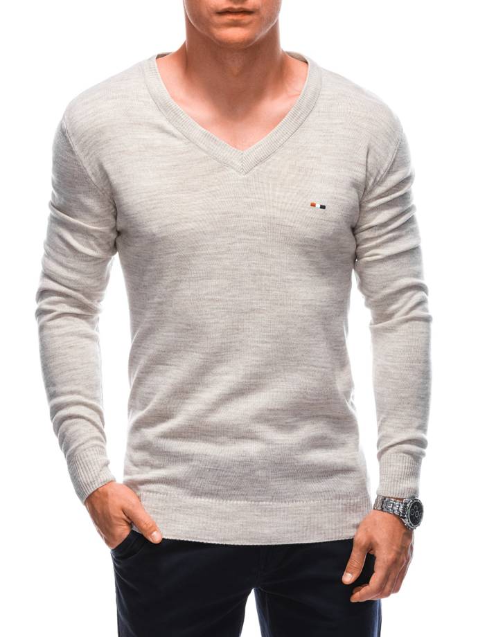 Men's sweater E218 - beige