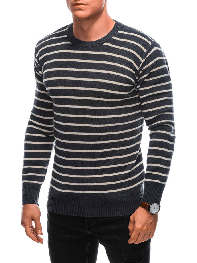 Men's sweater E220 - dark grey