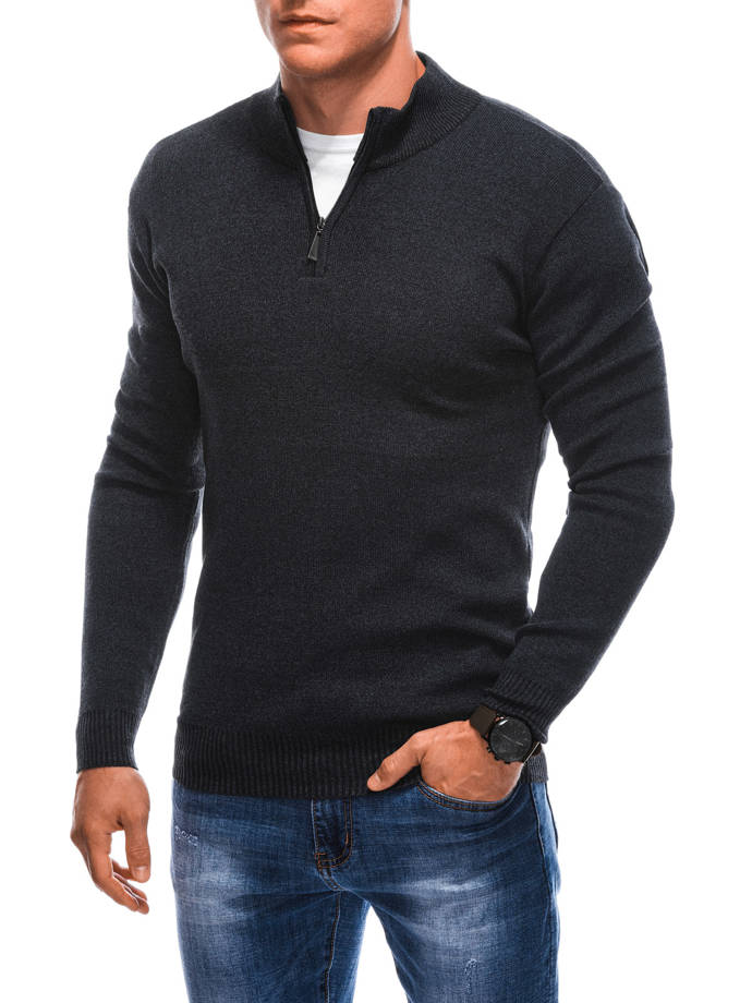 Men's sweater E222 - navy