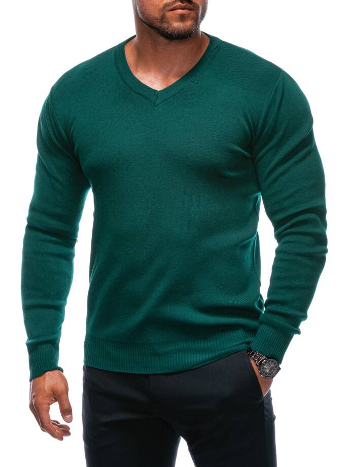 Men's sweater E240 - dark green