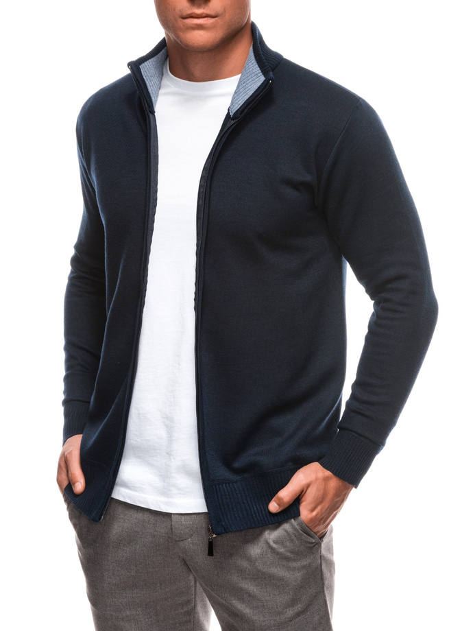 Men's sweater E244 - navy