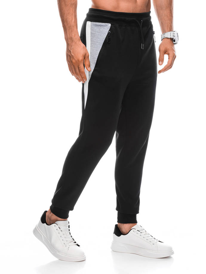 Men's sweatpants P1394 - black