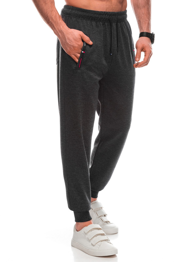 Men's sweatpants P1456 - dark grey