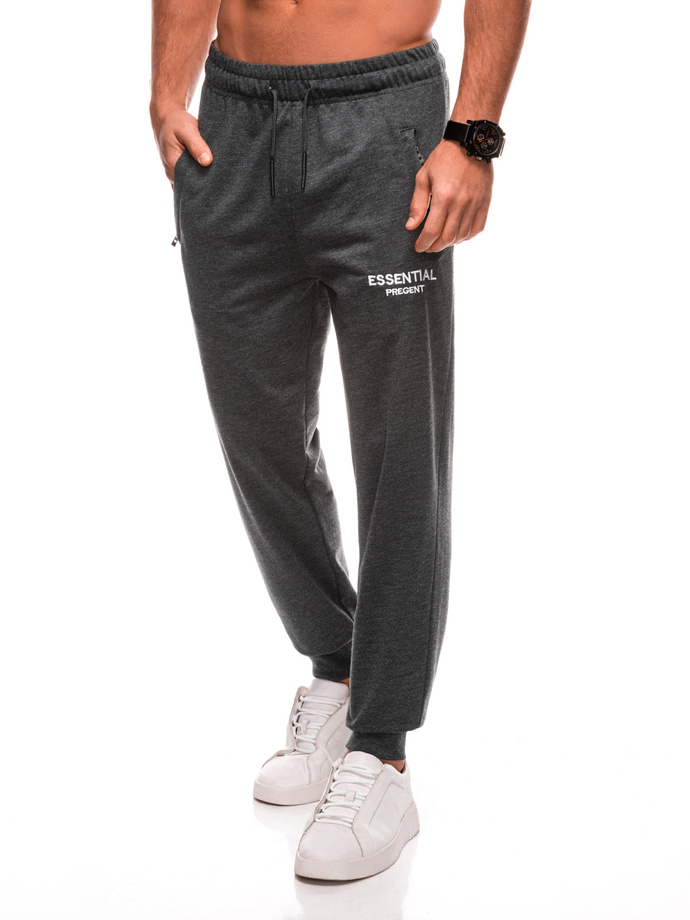 Men's sweatpants P1501 - dark grey