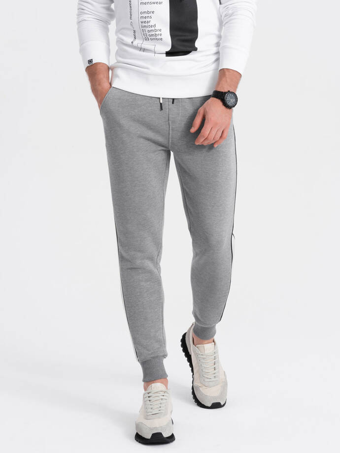 Men's sweatpants P865 - grey V3