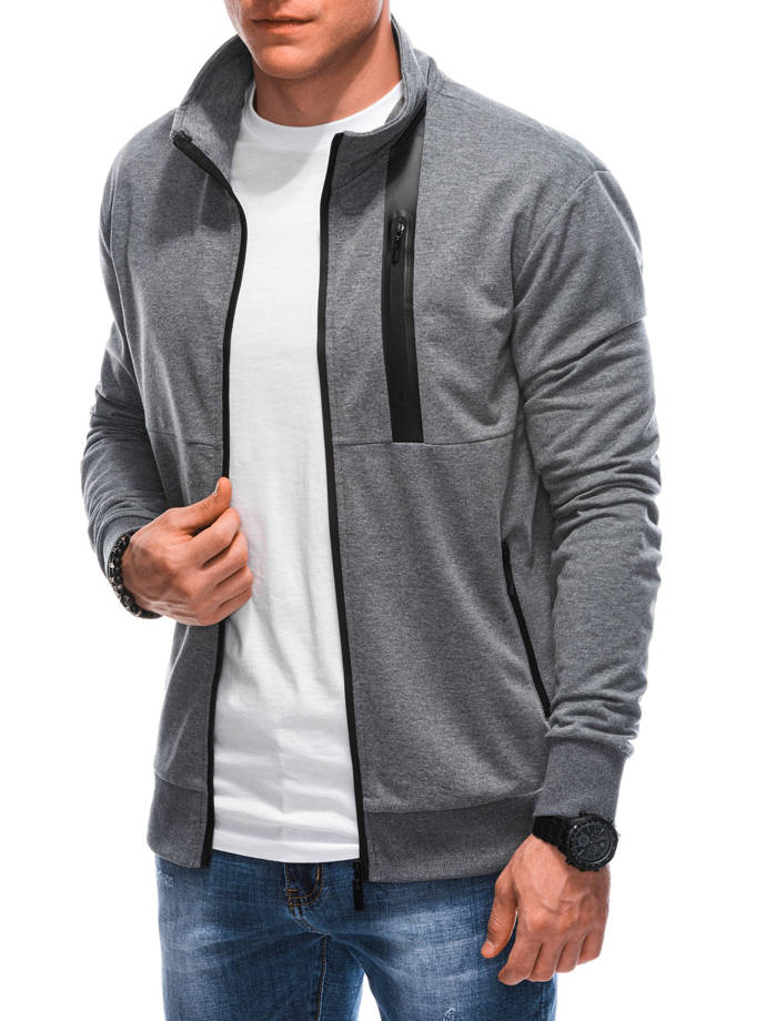 Men's sweatshirt B1586 - dark grey