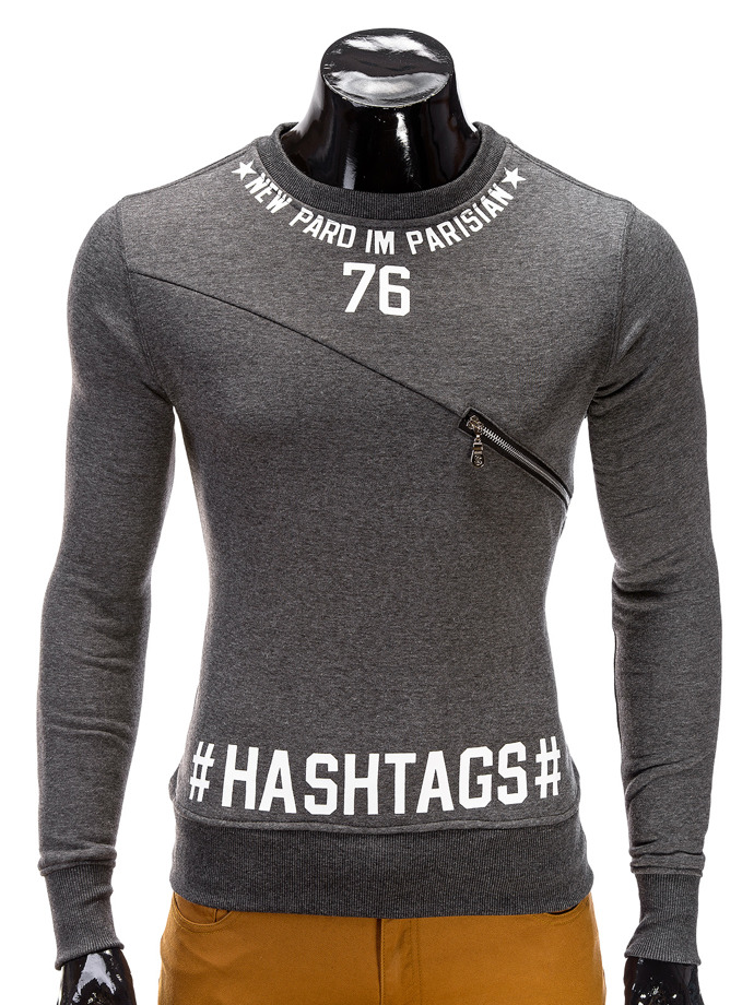 Men's sweatshirt B380 - dark grey