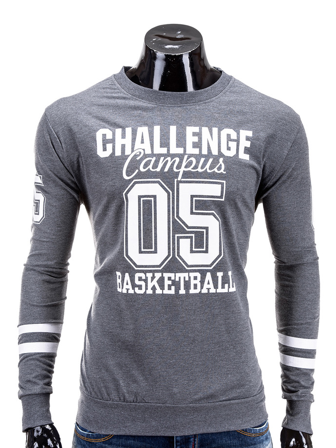 Men's sweatshirt B516 - dark grey